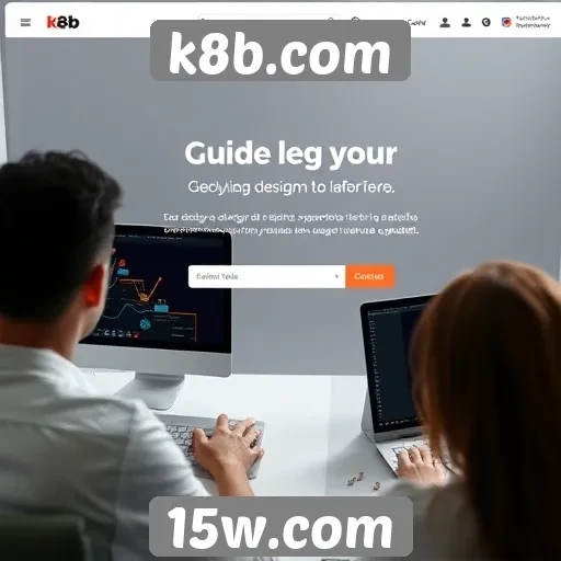 Impacto do design do k8b.com na experiência do usuário